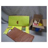 Retro Playset with Dollhouse Pieces & Furniture