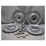 (4) 1963-64 Ford Falcon Hubcaps