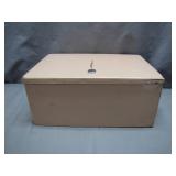 Metal Lockable Storage Box with Key