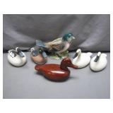 Handmade Bird Figurines & Relpo Planter