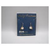 Gold Over Sterling Cubic Zirconia Earrings