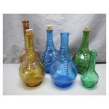 Dragon Claw Colored Glass Bottles