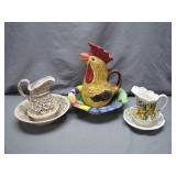 Decorative Pitchers and Dishes