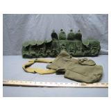Military Canvas Ammo Pouch and Gas Mask Bag