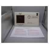 22kt Gold Liberty Bell 1st Day Issue Stamp
