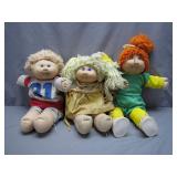 3 Cabbage Patch Kids Dolls