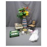 Decorative Lot with Mini Piano and More