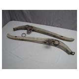 Vintage Wood Horse Hames with Metal Hardware