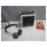 Classic 8-Track Player With Accessories
