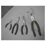 4 Hand Pliers Assortment