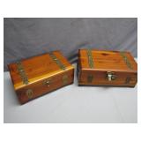 Cedar Wood Storage Boxes With Latches
