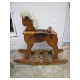 Handcrafted Wooden Rocking Horse