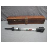 Temperature Correcting Hydrometer With Box