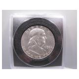 1956 Benjamin Silver Half Dollar