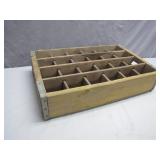 Wooden Crate with Bottle Dividers