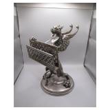 Unique 95% Pewter Dragon Card Holder