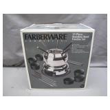 Farberware 19-Piece Stainless Steel Fondue Set