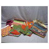 Colorful Assortment of Textiles and Fabrics