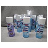 10 Lysol Disinfectant Spray Cans