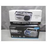 Coby Portable Cassette Recorders in Original Boxes