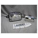 Laundry Sign, Travel Iron, and More Set