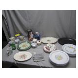 Colorful Assorted Dishware and Serving Set