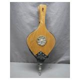 Decorative Wood and Metal Fireplace Bellows