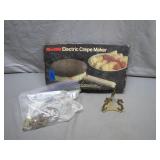 Maxim Electric Crepe Maker with Accessories