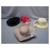 4 Women's Decorative Hats