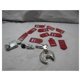 Padlocks with Keys and Parts