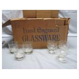 Hand Engraved Glassware