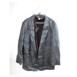 XL Leather Jacket With XL Sweater Set