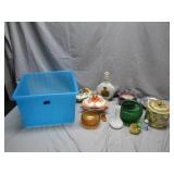 Eclectic Collection of Decorative Ceramics and...