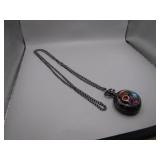 Multicolor Glowing Pocket Watch Necklace