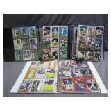 Sports Cards in 3 Unique Binders