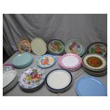 Vibrant Set of Mixed Decorative Plates