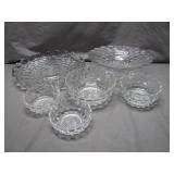 Pressed Glass Serving Dishes