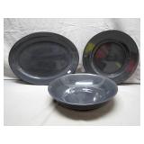 Gray Ceramic Serving Pieces