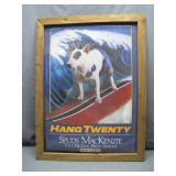 Spuds MacKenzie Surfing Bud Light Poster