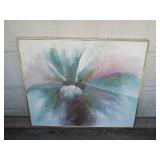 Large Canvas Artwork With Bold Design