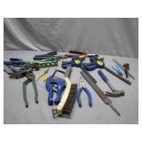 Diverse Hand Tool Collection With Clamps