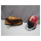 Helmet Alarm Clock and Regent Glove Combo