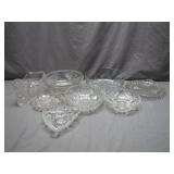 Cut Glass and Pyrex Dishes