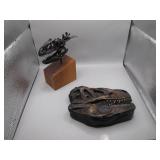T-Rex Plaque and Figurine