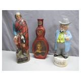 3 Decorative Decanters