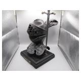 Miniature Knight's Helmet with Sword Display