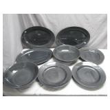 Gray Tag Plates and Platters