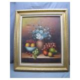 Oil on Canvas Still Life Painting