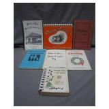 Seven Vintage Cookbooks