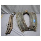 Horse Collar and Wooden Hames Set